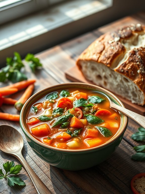 12 Affordable Meal Ideas for Feeding Large Families 2 warm nutritious vegetable broth