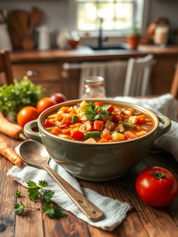 15 Delicious and Affordable Soup Recipes You'll Love 3 warm nutritious veggie broth
