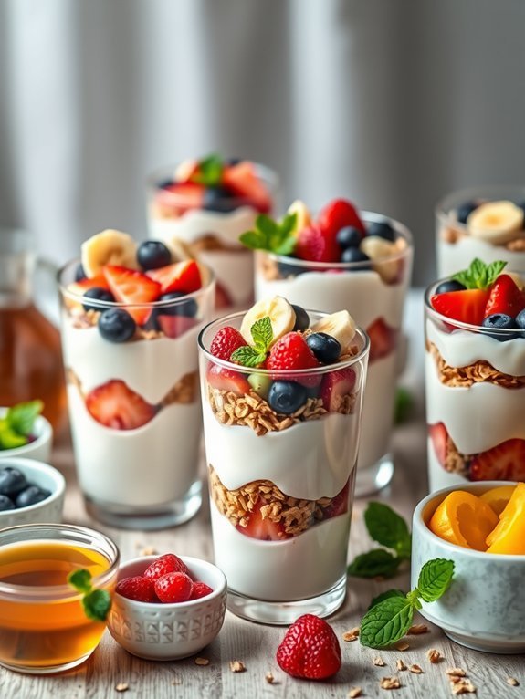 yogurt parfait dessert cups