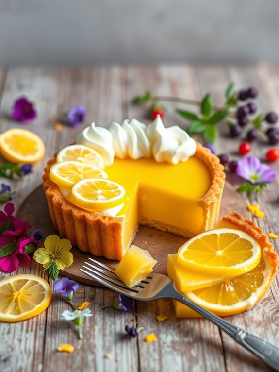 12 Mouthwatering Tart Recipes for Elegant Desserts 4 zesty dessert with cream