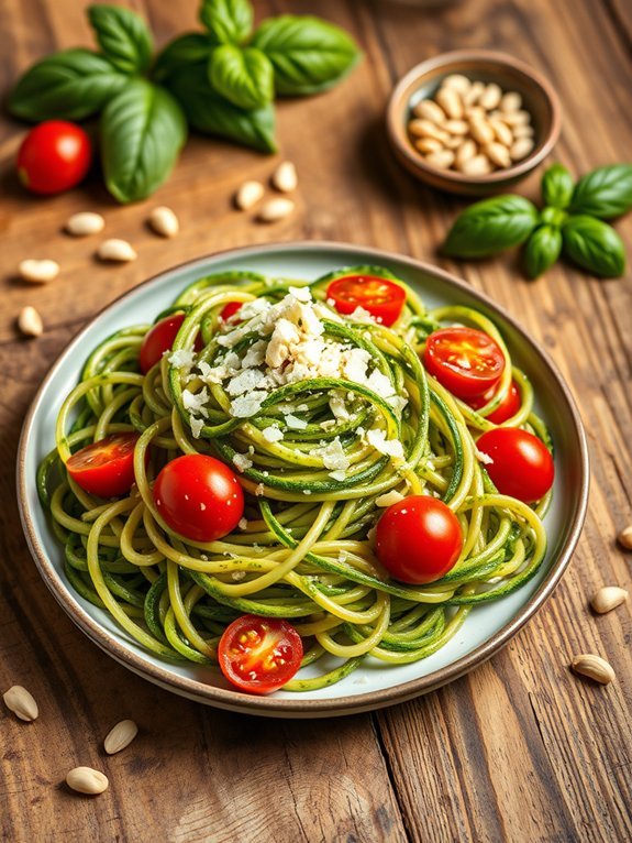 10 Easy Batch Cooking Recipes for a Stress-Free Week Ahead 9 zucchini noodles with pesto
