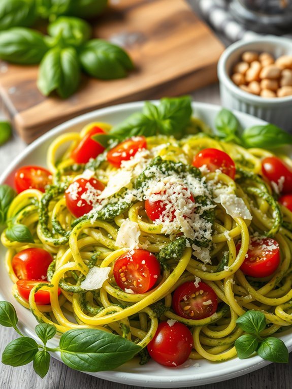 10 Delicious Diabetic-Friendly Recipes for Healthy Eating 4 zucchini noodles with pesto