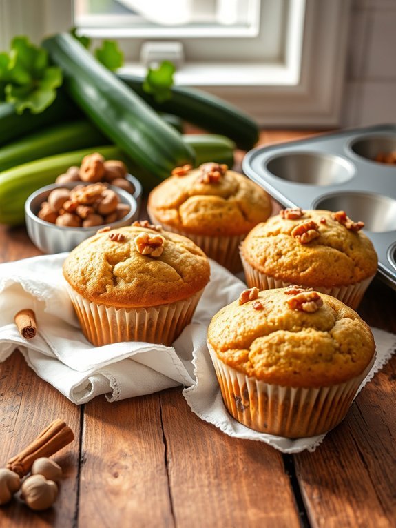 12 Delicious and Unique Muffin Recipes to Try for Baking Enthusiasts 6 zucchini walnut muffins recipe